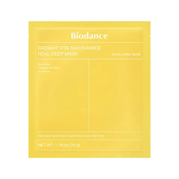 Маска Biodance Radiant Vita Niacinamide Real Deep Mask 1 шт.