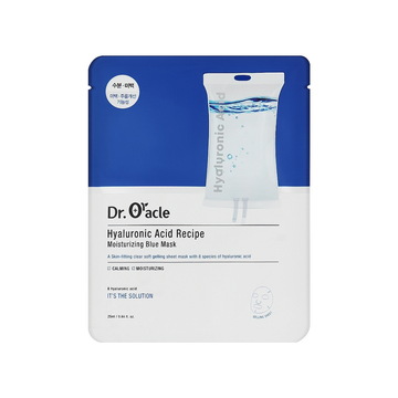 Dr. Oracle Hyaluronic Acid Recipe Moisturizing Blue Mask 1 Stk.